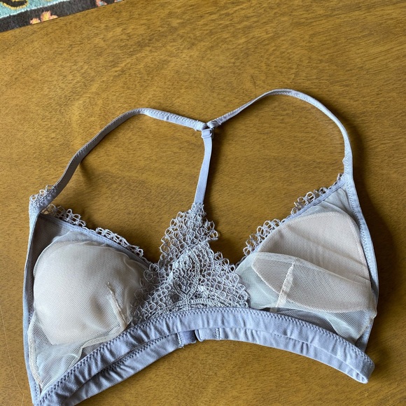 Lace Front Closure Racerback Bra - Picture 4 of 11